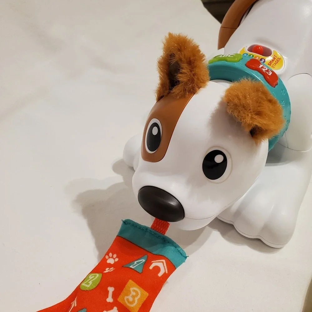 Fisher Price 123 Crawl with Me Puppy Electronic Dog Learning Toy GWW55